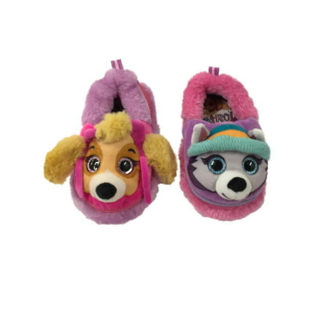 Paw Patrol Skye Girls Soft Touch Pink Low Top Slippers UK Sizes Child 5-10 